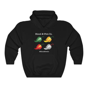 Unisex Hooded Sweatshirt - 4 Logo